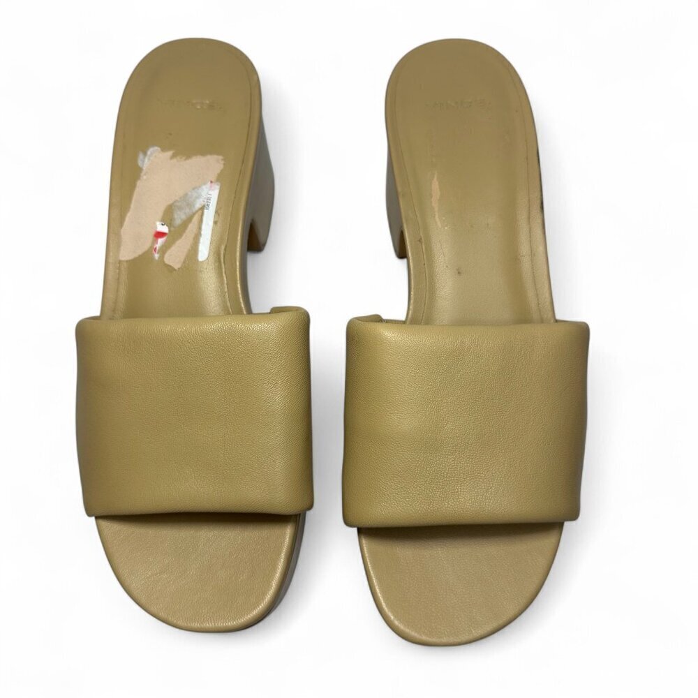 VINCE Women's Margo Platform Leather Sandal, Blonde, Size 8, NWOB - Picture 5 of 13